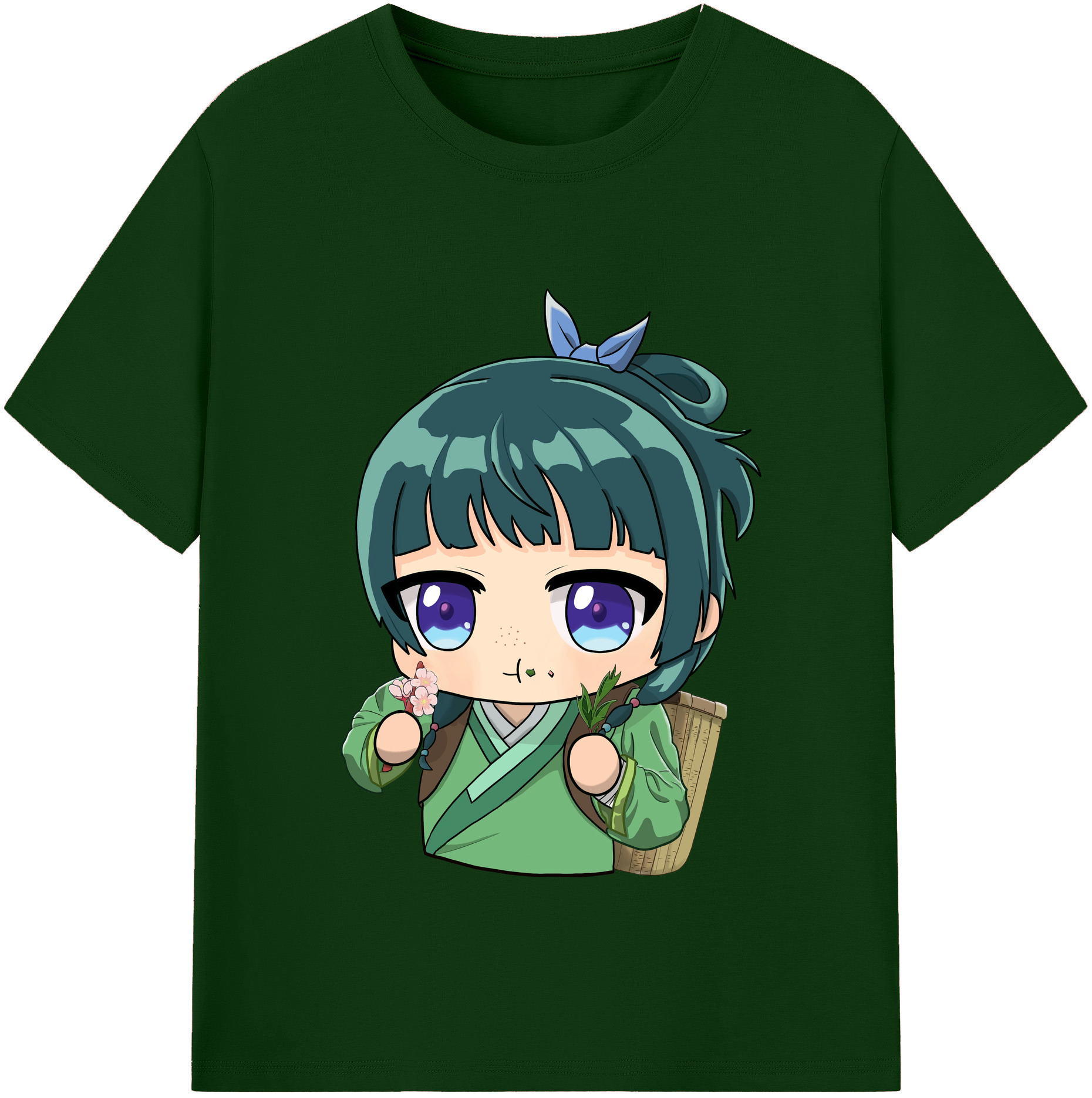 （画像用） 薬屋のひとりごと The Apothecary Diaries 綿100％半袖Tシャツ（フロントプリント）